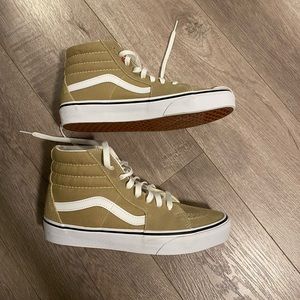 Tan Hightop Vans (Unisex)